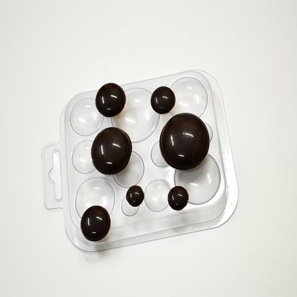 Форма для шоколада Шоко-круги, размер ячейки: 85 x 105 x 10 мм