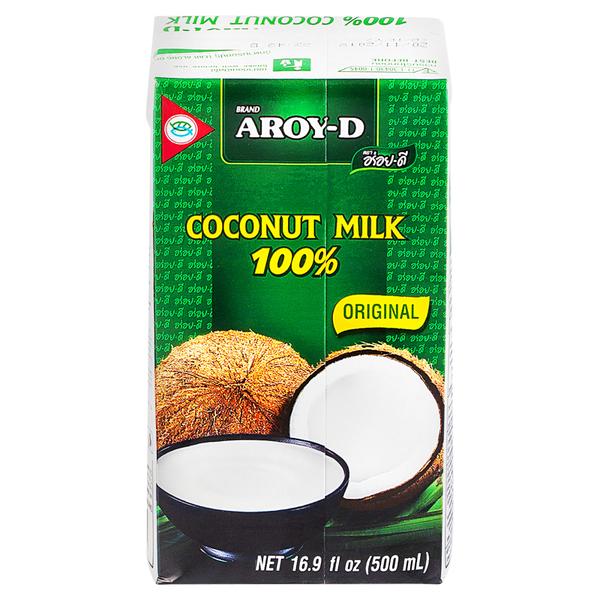 Кокосовое молоко AROY-D 70% жирность 17-19 %, 500 мл