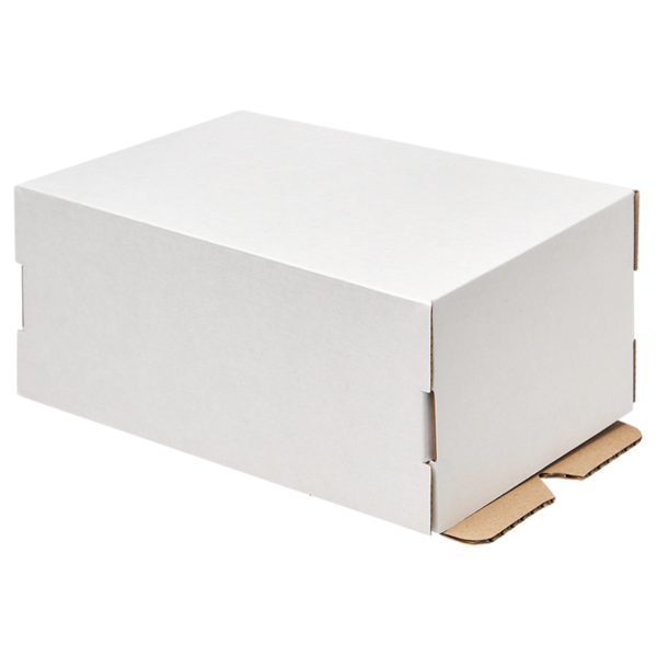 Коробка для торта, 215 x 140 x 100, белая