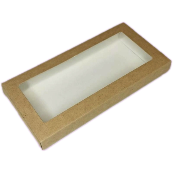 Коробка для плитки шоколада 170 x 80 x 15 мм крафт, ForGenika