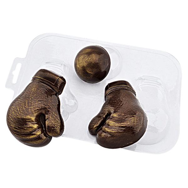 Форма для шоколада Боксерские перчатки, размер ячейки: 70 x 85 x 25 мм