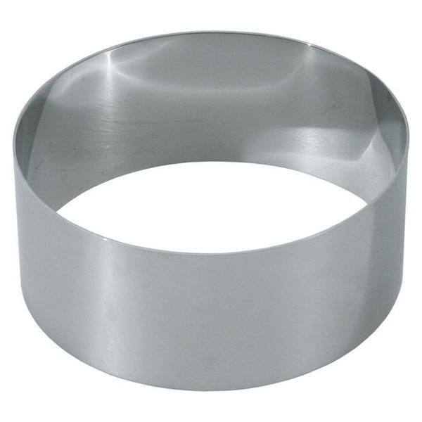 Форма для выпечки Кольцо диаметр 12 см, высота 7 см, нержавеющая сталь