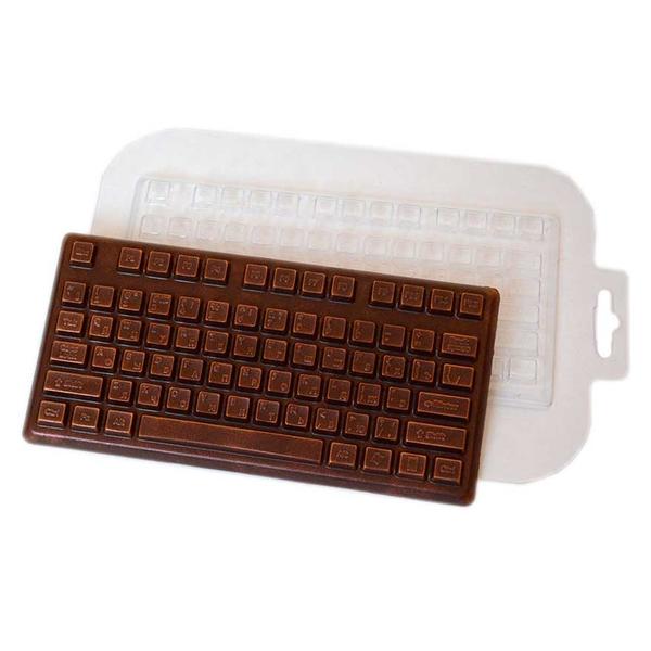 Форма для шоколада Плитка Клавиатура, размер ячейки: 85 x 165 x 5 мм