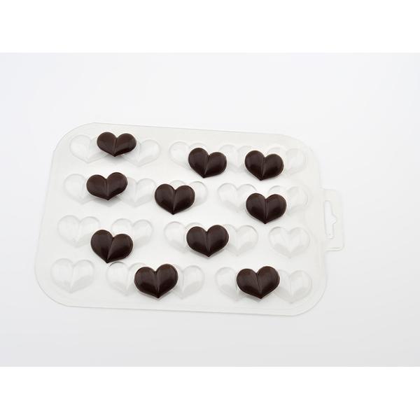 Форма для шоколада Шоко-гео №3, размер ячейки: 30 x 20 x 3 мм