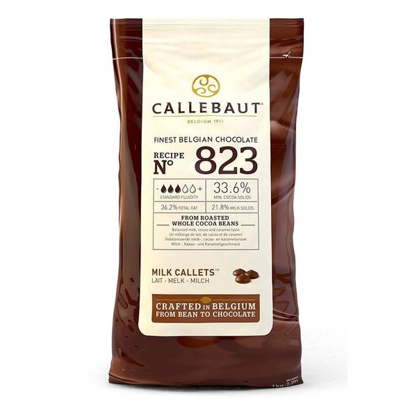 Шоколад молочный Callebaut 823 (33,6% какао) 10 кг в фирменной упаковке