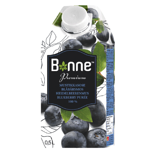 Черничное пюре 100% Bonne Premium 0,5 л