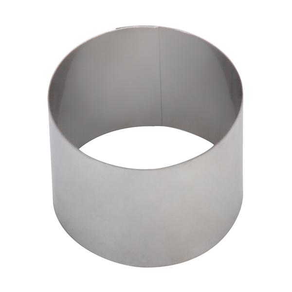 Форма Кольцо для выпечки / выкладки / вырубка диаметр 70 мм, высота 5см, нержавеющая сталь