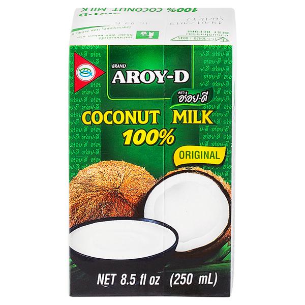 Кокосовое молоко AROY-D 70% жирность 17-19 %, 250 мл
