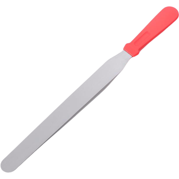 Палетка прямая длина 43 см, ширина 3,6 см, пластиковая ручка