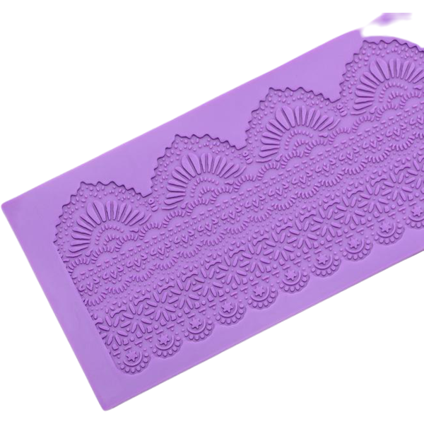 Силиконовый коврик молд для айсинга и мастики Кружево 40х12см