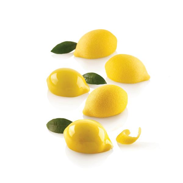 Форма для муссовых десертов LIMONE 30 SILIKOMART (Лимоны) 15 ячеек по 30 мл, 55 x 38 x 27, 2 предмета