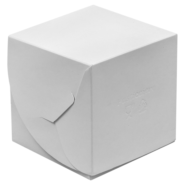 Коробка на 1 капкейк 10 х 10 х 10 см белая, forGenika