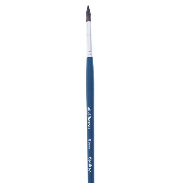 Кисть Байкал 4,5 х 17 мм № 8 удлиненная ручка