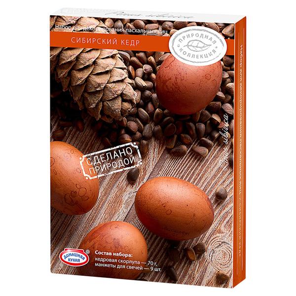 Набор для декорирования яиц Природная коллекция, набор сибирский кедр