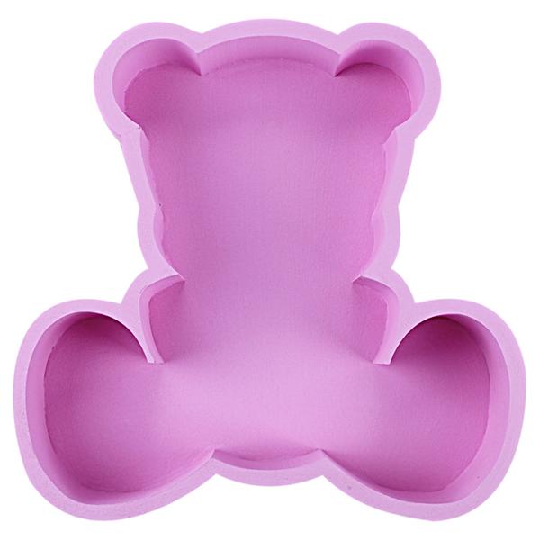 Пенобокс Мишка сидячий цвет розовый, 30 х 20 х 5 см