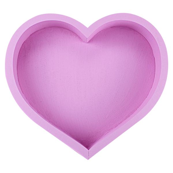Пенобокс Сердце цвет розовый, 30 х 20 х 5 см