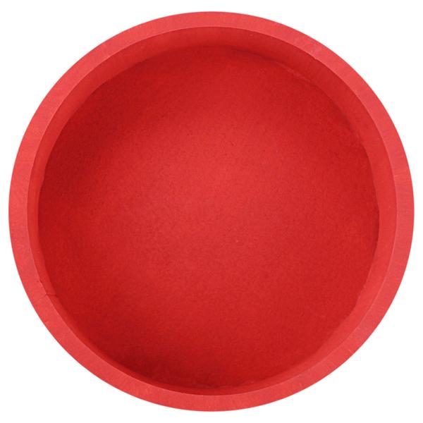 Пенобокс Круг цвет красный, 20 х 5 см