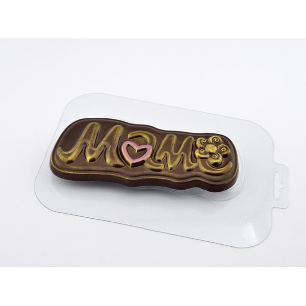Форма для шоколада Маме Сердце и Цветок, размер ячейки: 60 x 160 x 10 мм