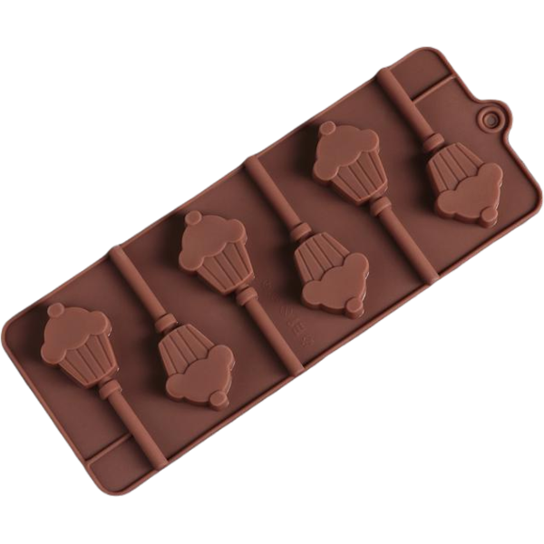 Форма для шоколада Кекс 6 ячейки, 25 х 9,5 х 1,5 см