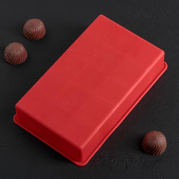 Форма для шоколада 15 ячеек Кубик 11,7 х 18,7 х 3,4 см