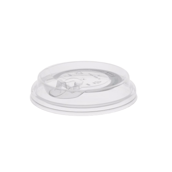 Крышка для стакана Bubble Cup D=90 мм, с питейником плоская, прозрачная