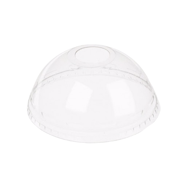 Крышка для стакана ПЭТ, купольная с отверстием D=95 мм