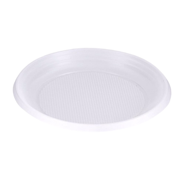 Тарелка одноразовая, 165 мм, под десерт, белая