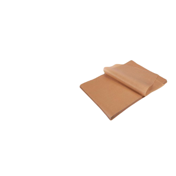 Бумага для выпечки 40 х 60 см, 500 листов, силиконизированная, коричневая