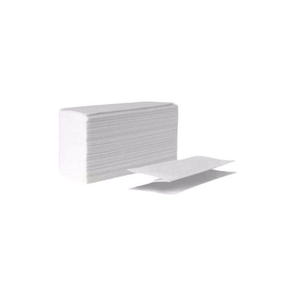 Полотенце бумажное (аналог TORK) V сложение, белое, 1 слойная, 200 шт