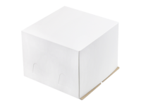 Коробка для торта картонная 240 х 240 х 180 мм, белая, I Love Bake
