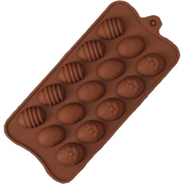 Форма для шоколада Пасхальные яйца, 15 ячеек 22 х 10,5 х 1,5 см