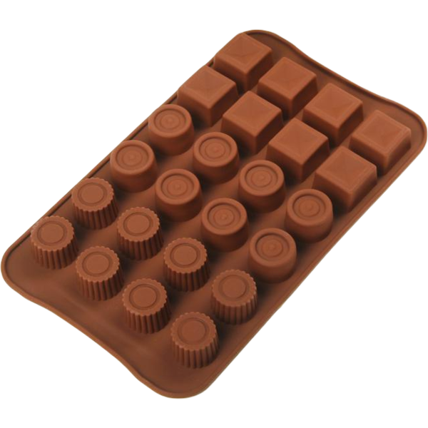 Форма для шоколада Коробка конфет 24 ячейки, 23,2 х 13,8 х 0,5 см