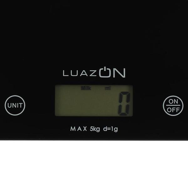 Весы кухонные LuazON LVK-702 до 5 кг, черные