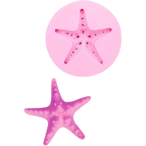 Молд силиконовый 7,5×7,5 см Морская звезда