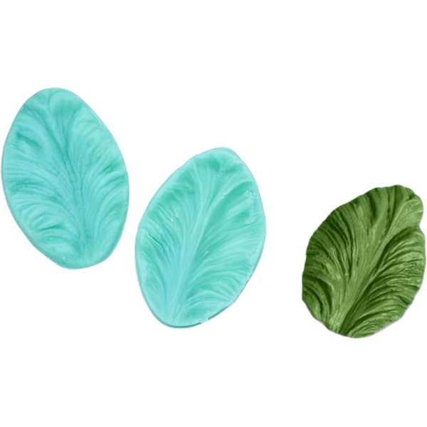 Вайнер силиконовый Лист тропических растений, 2 части, 6,5×4×2,3 см