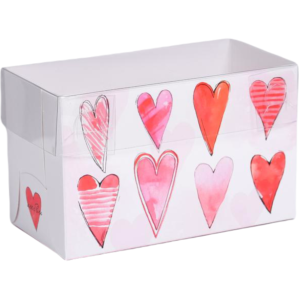 Коробка для капкейков Любви, 16 x 8 x 10 см