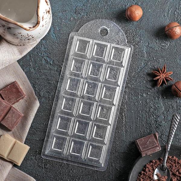Форма для шоколада Шоколад традиционный 7 × 15 × 1 см