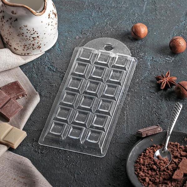 Форма для шоколада Шоколад традиционный 7 × 15 × 1 см