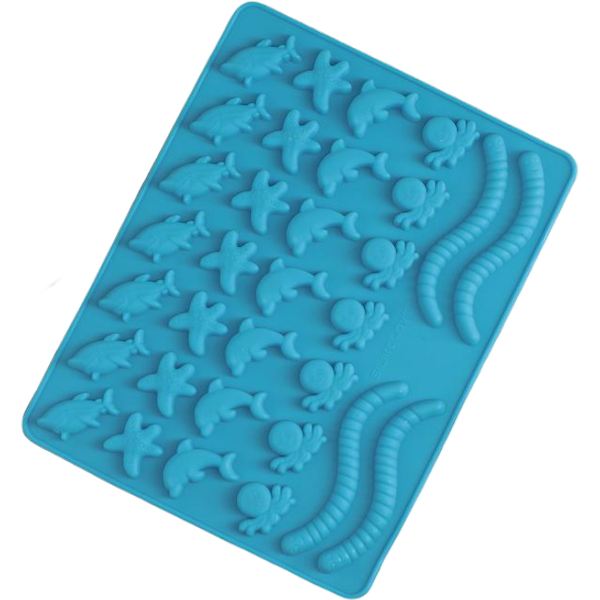 Форма для мармелада Морские сладости 32 ячейки, 22,3 × 17,2 см