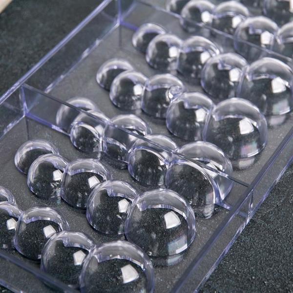 Поликарбонатная форма для конфет Пузыри 7 ячеек, 33 x 16,5 x 2,5 см