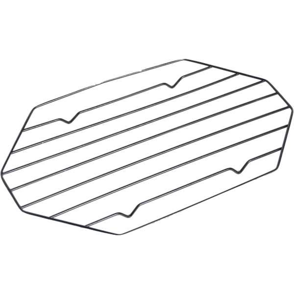 Решётка для глазирования и остывания кондитерских изделий Октаэдр, 25×15×1,8 см, цвет чёрный