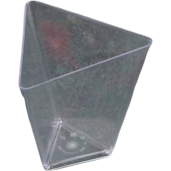 Стаканчики для десертов (трайфлов) Треугольник 70 мл, 25 шт