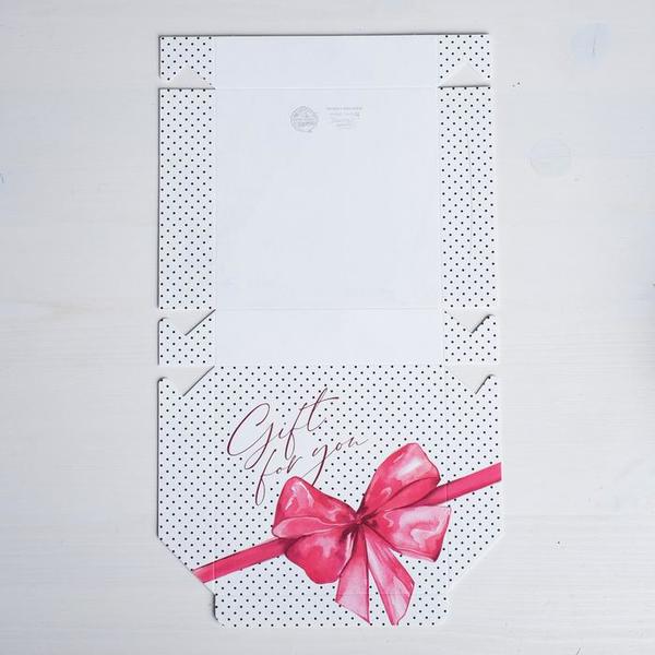 Коробка для десертов Gift for you 14 х 14 х 3,5 см