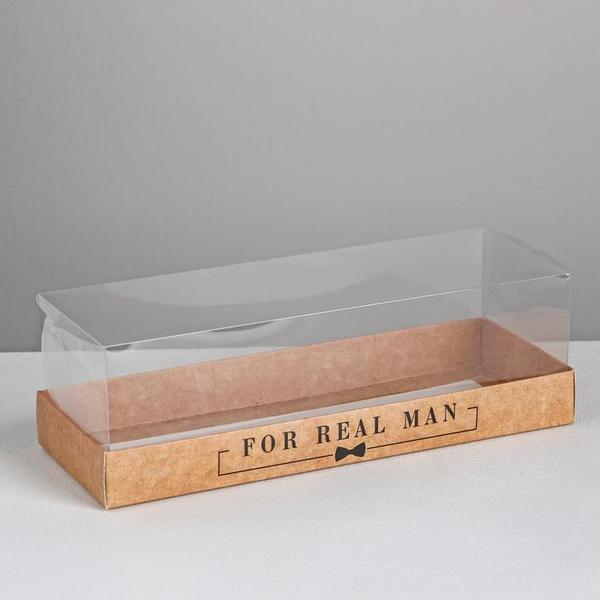 Коробка для десертов For real man, 26,2 х 8 х 9,7 см