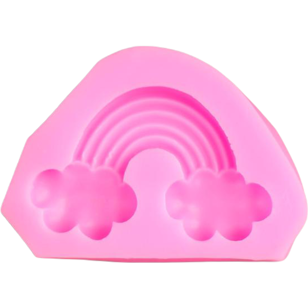 Молд силикон Радуга с облачками 3,8х5,7 см 5180296