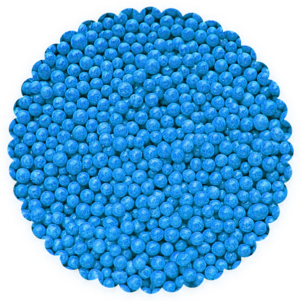 Посыпка Шарики голубые 2 мм, 1 кг