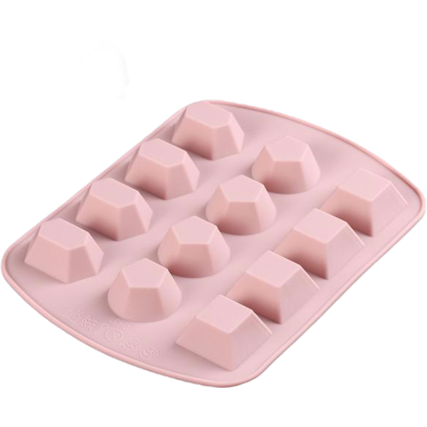 Форма для льда и шоколада Самоцветы, 16 х 11,5 х 1,5 см, 12 ячеек,