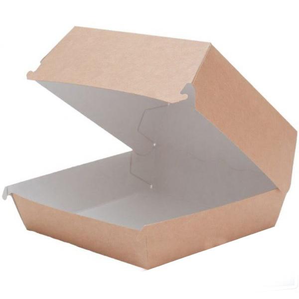 Коробка для бургера крафт L 12 х 12 х 6 см