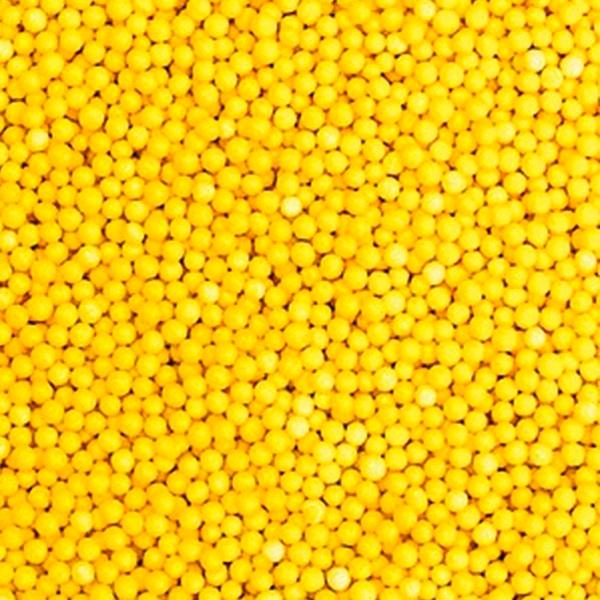 Посыпка шарики желтые перламутровые, 2 мм, 1 кг
