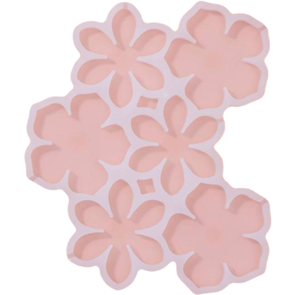Форма для леденцов Цветочки 14 × 12 × 0,7 см